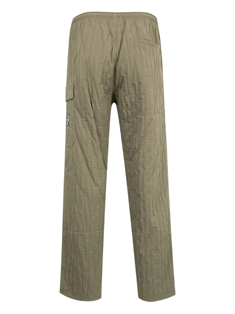 Pleasures Rescue quilted cargo trousers - Groen