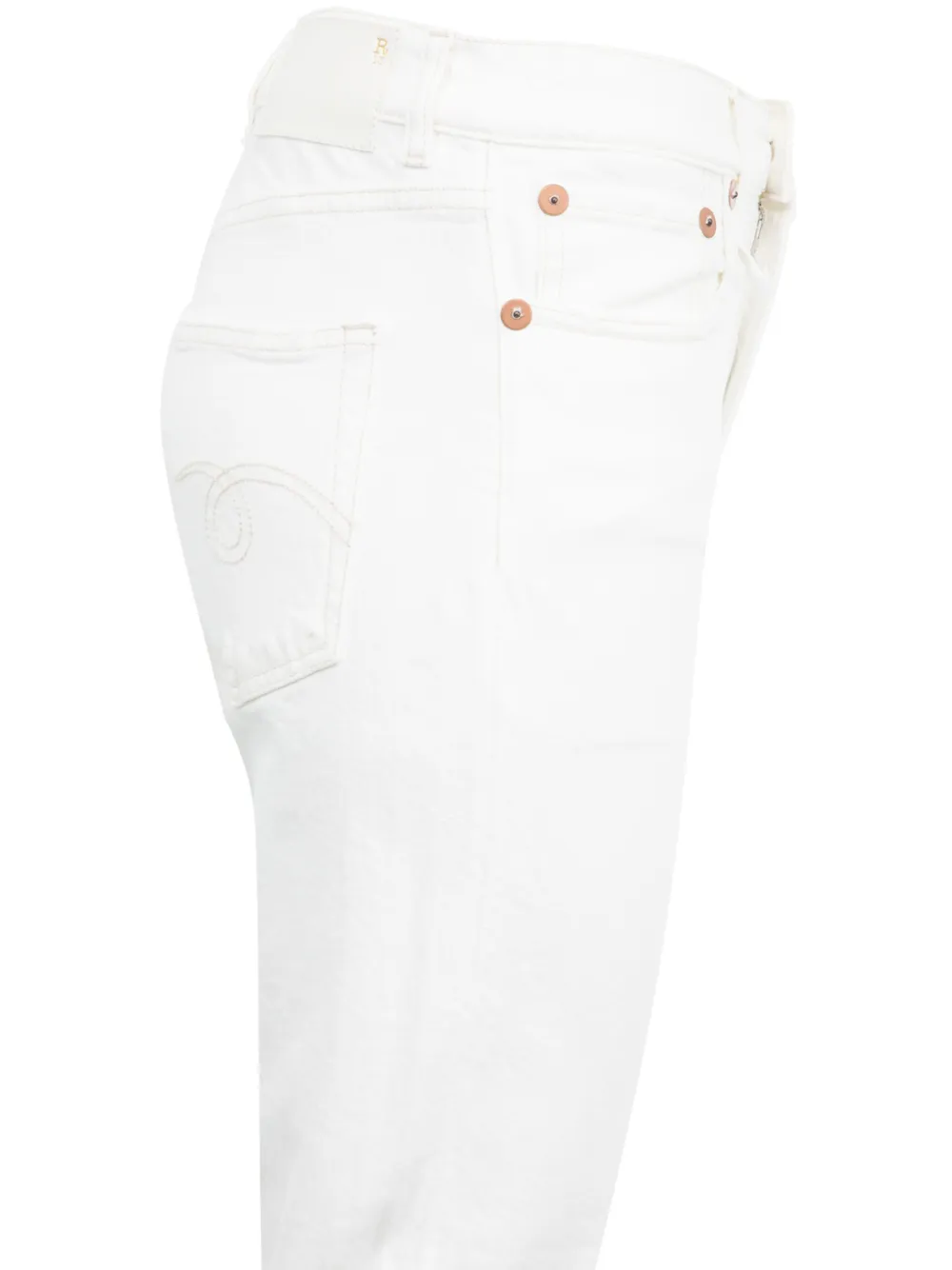 Shop R13 Romeo Jeans In 白色