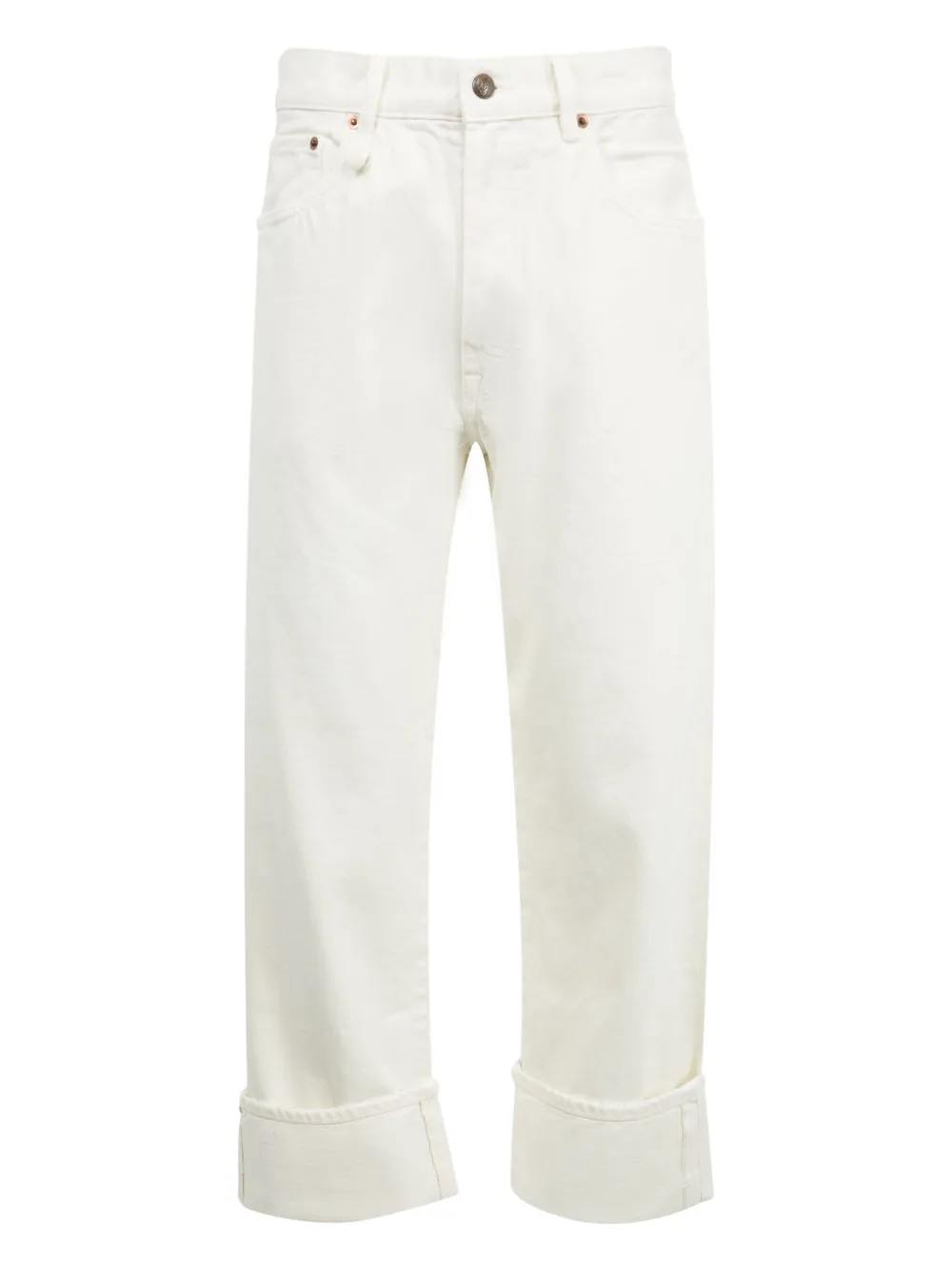 R13 Cuffed X-BF jeans Wit