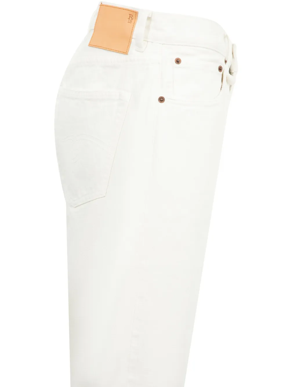 R13 Cuffed X-BF jeans Wit