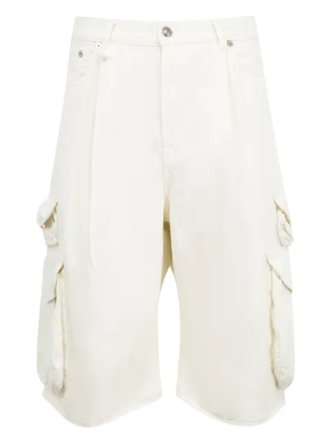 R13 denim cargo shorts 