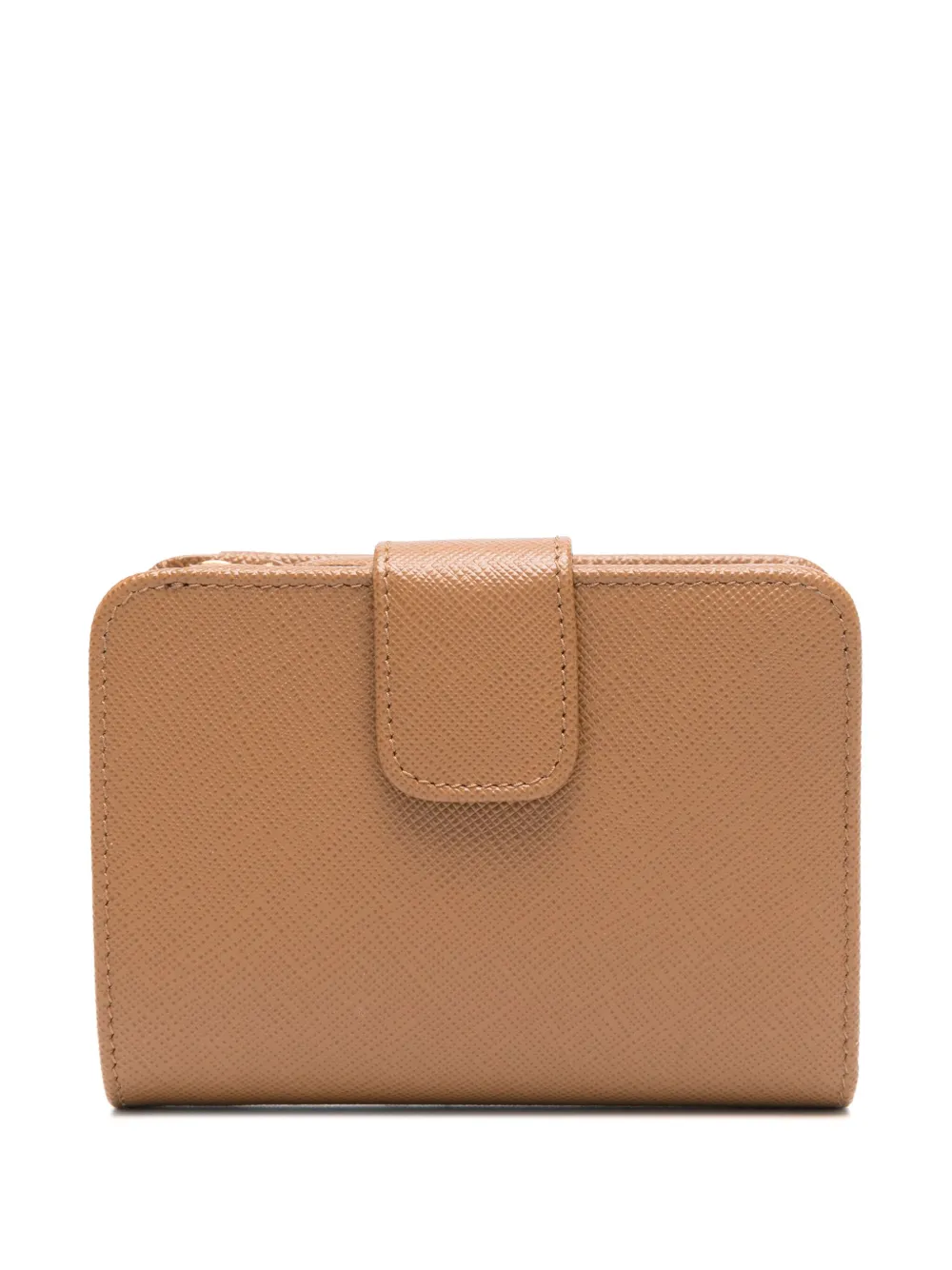 Prada Portemonnee met logo - Bruin