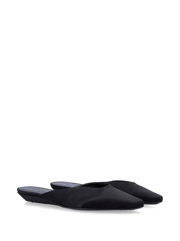 サンダル・ミュール Loulou Studio SS25 PETROS MULE (PETROS BLACK) Loulou Studio Loulou Petros Mules In Black | ModeSens