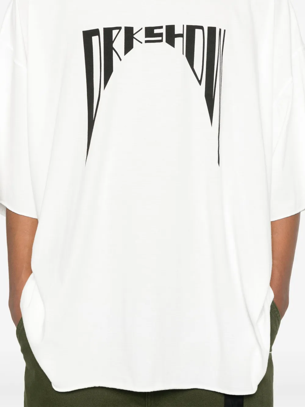 Rick Owens DRKSHDW Tommy T-shirt Wit