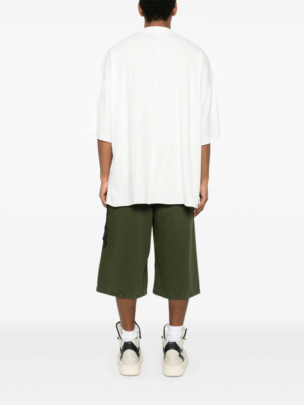 Rick Owens DRKSHDW Tommy T-shirt Wit