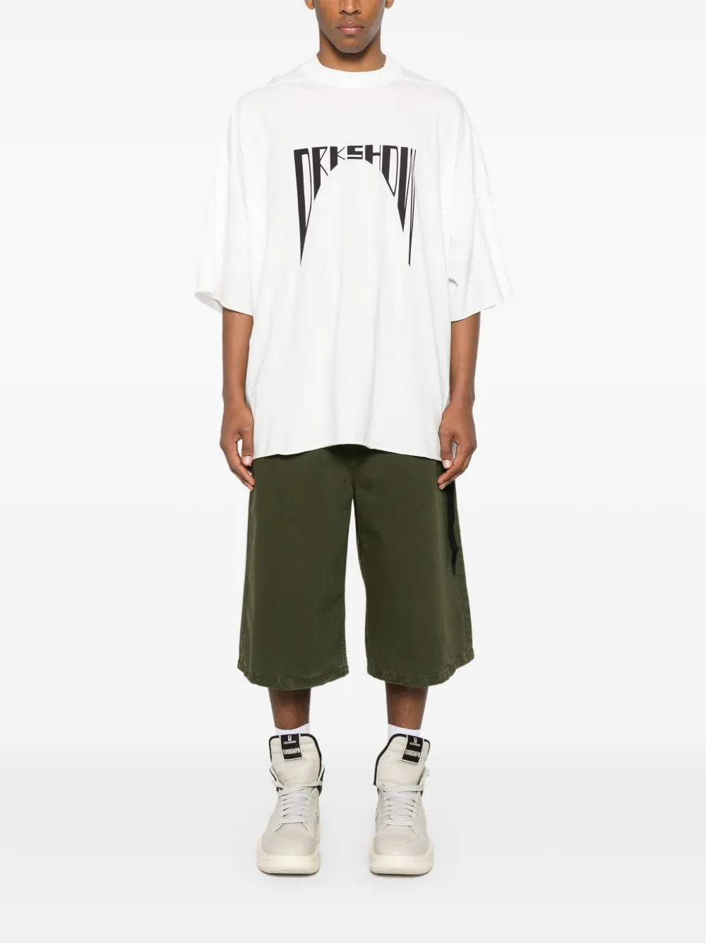 Rick Owens DRKSHDW Tommy T-shirt - Wit
