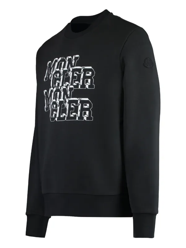 Moncler ロゴスウェットシャツ ブラック Moncler x FRGMT スウェットシャツ : Moncler x FRGMT
