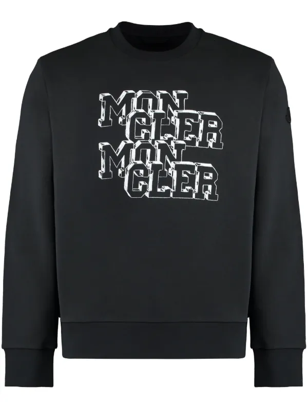 【MONCLER】スウェットシャツ Moncler ロゴ スウェットシャツ | ブルー | FARFETCH JP