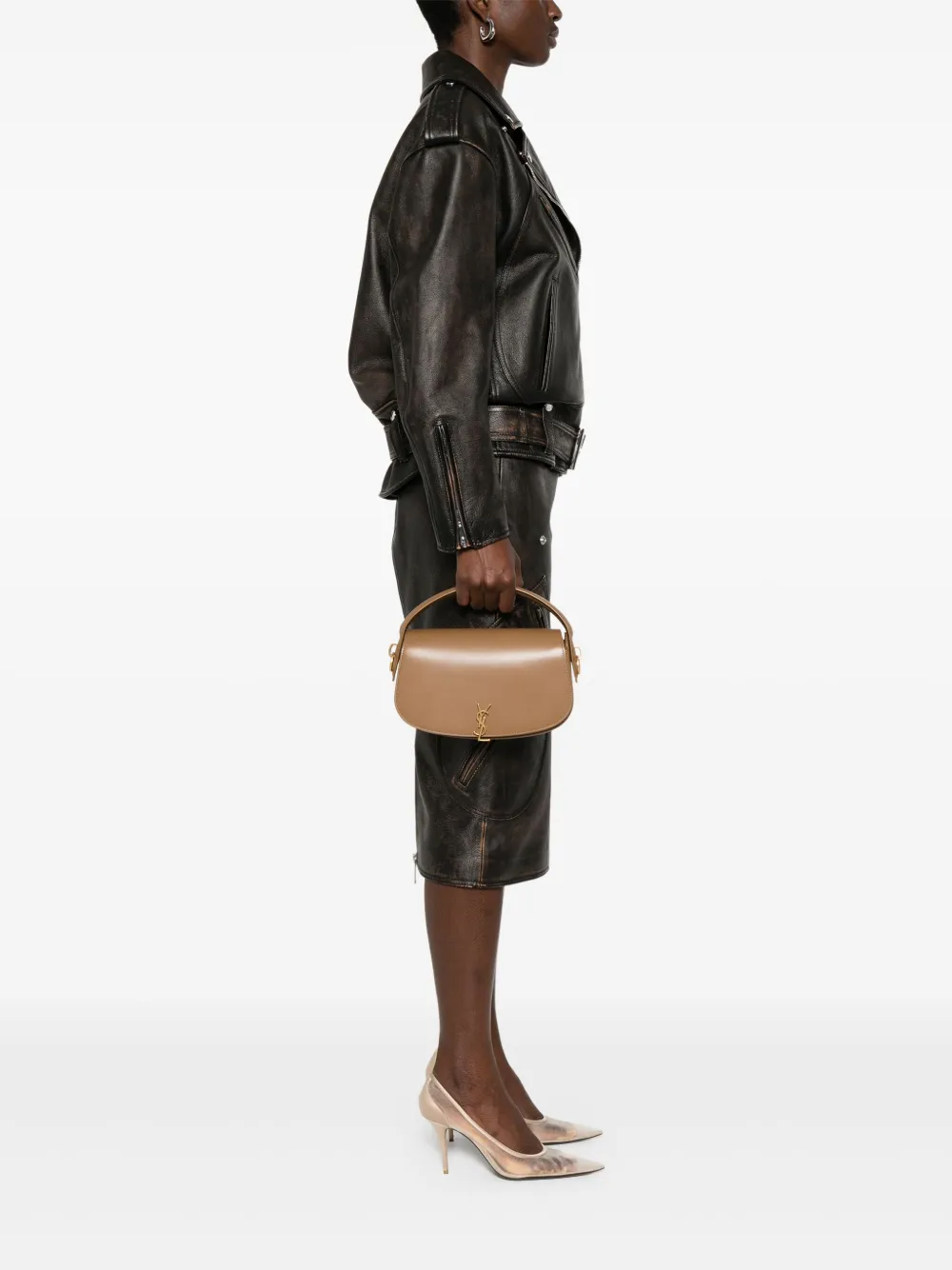 Saint Laurent Voltaire shopper - Bruin