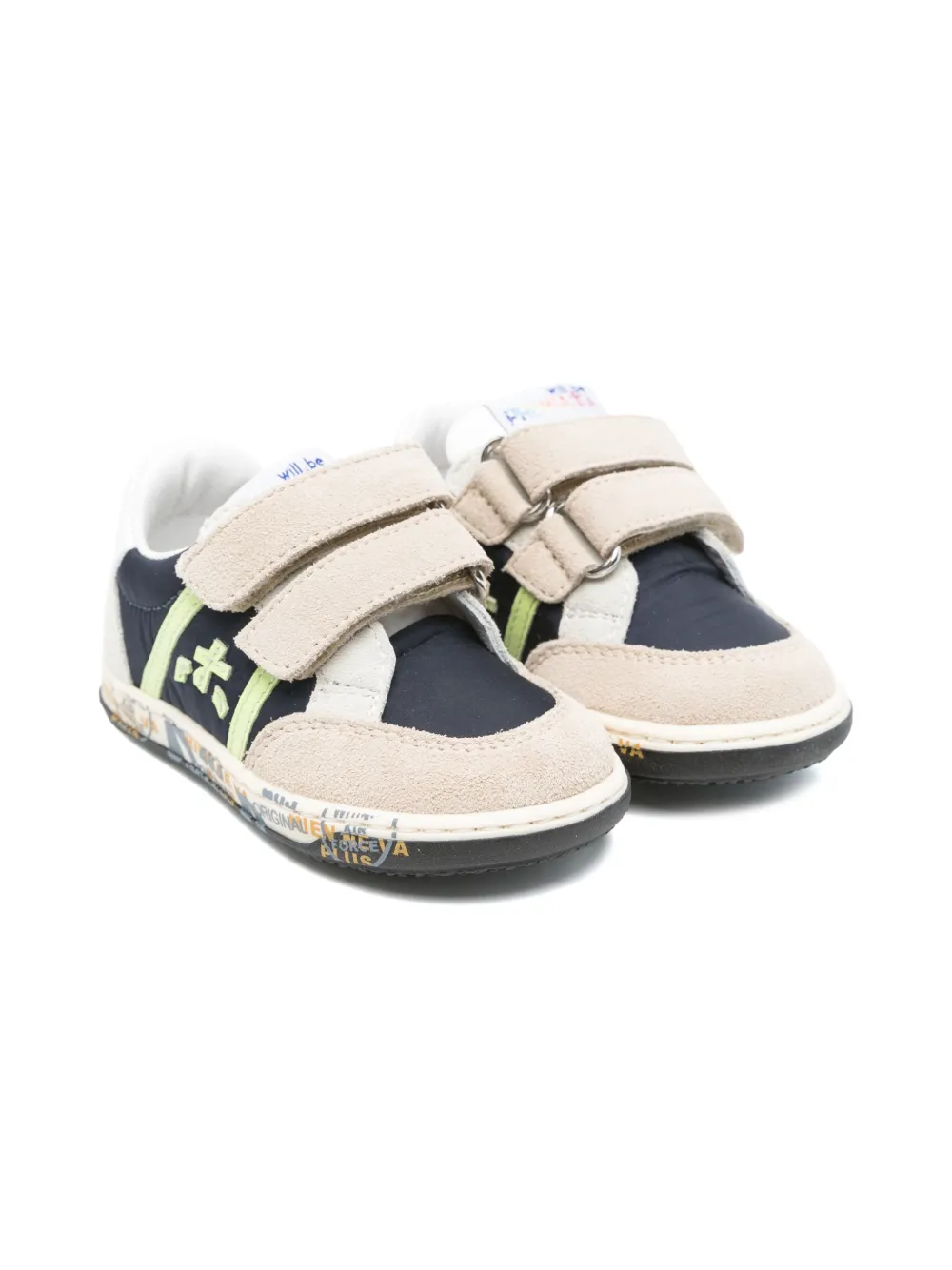 Premiata Kids Wally sneakers Neutrals