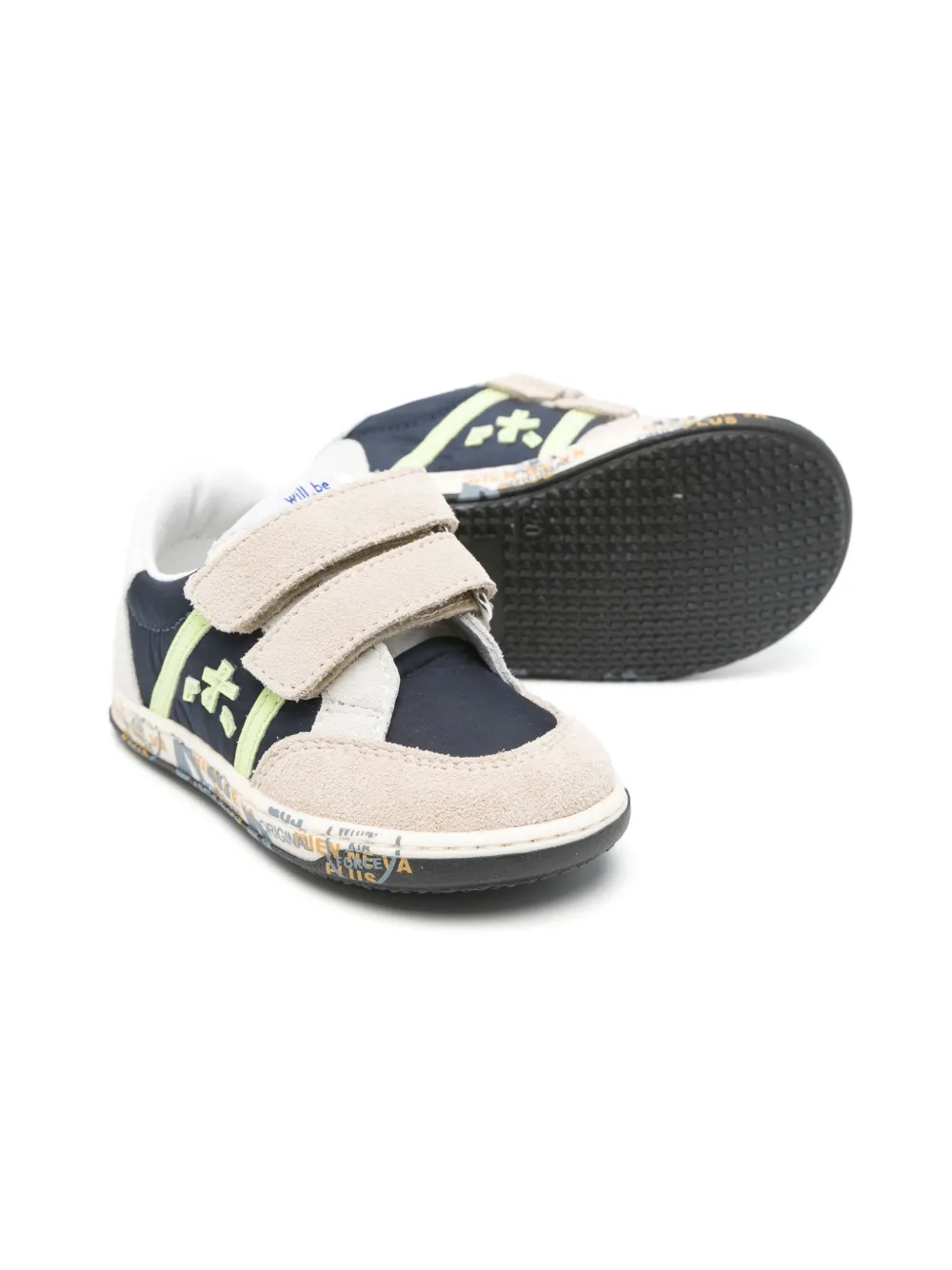 Premiata Kids Wally sneakers - Beige