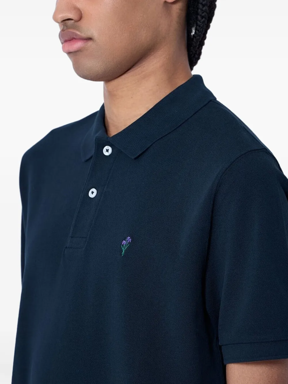 NOAH NY The Iris poloshirt Blauw
