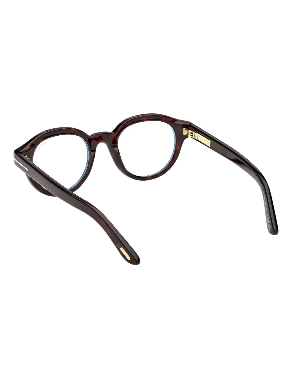 TOM FORD Eyewear round-frame acetate glasses Bruin