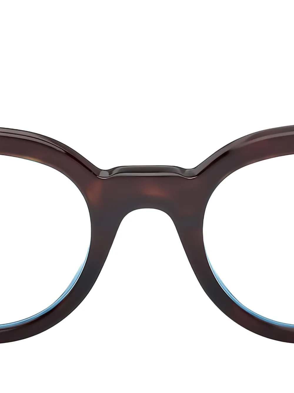 TOM FORD Eyewear round-frame acetate glasses Bruin