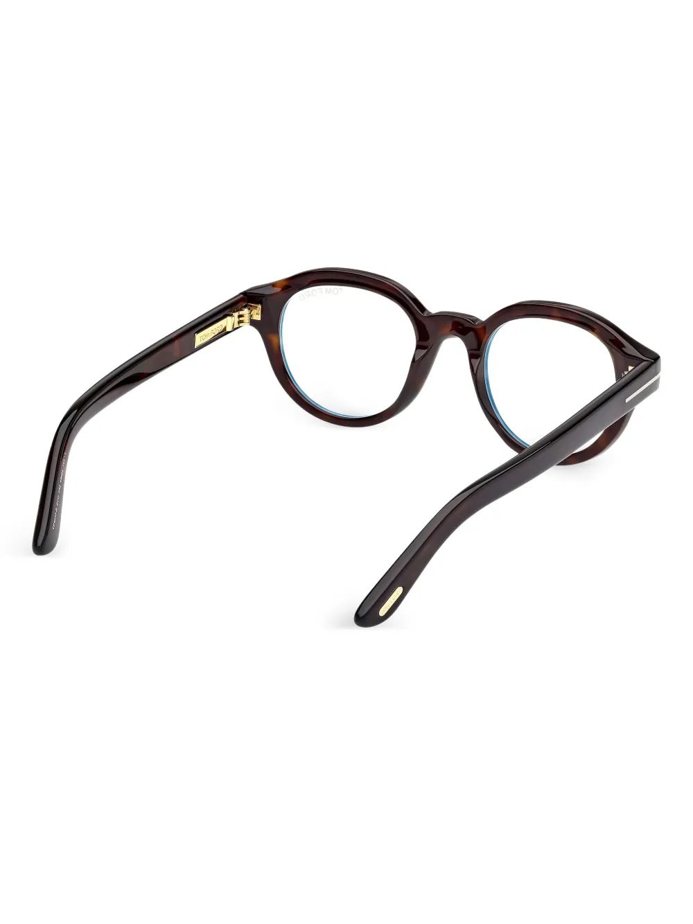 TOM FORD Eyewear round-frame acetate glasses Bruin