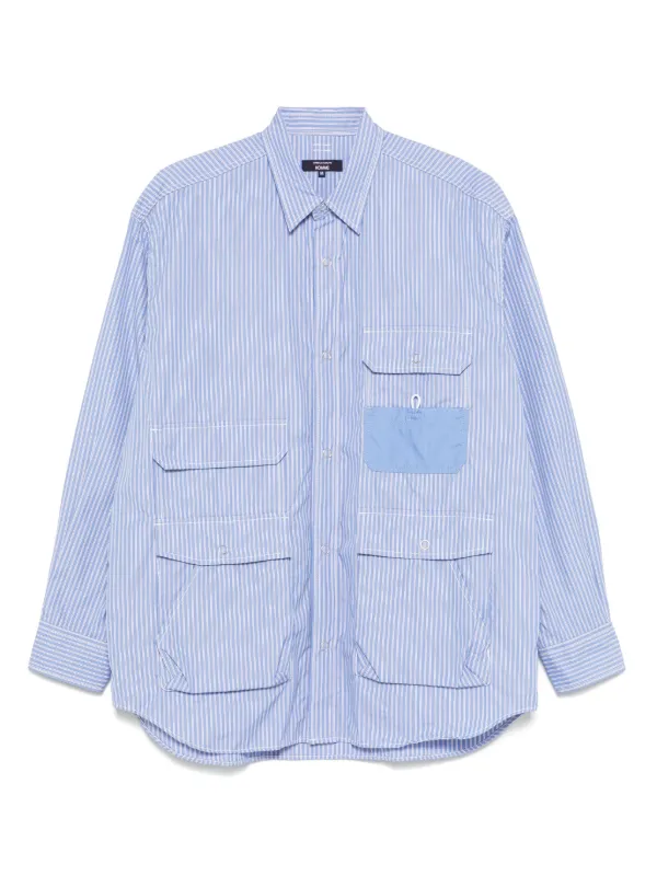 Comme Des Garçons Homme ストライプ シャツ | ブルー | FARFETCH JP