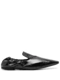 TOTEME leather loafers - Black