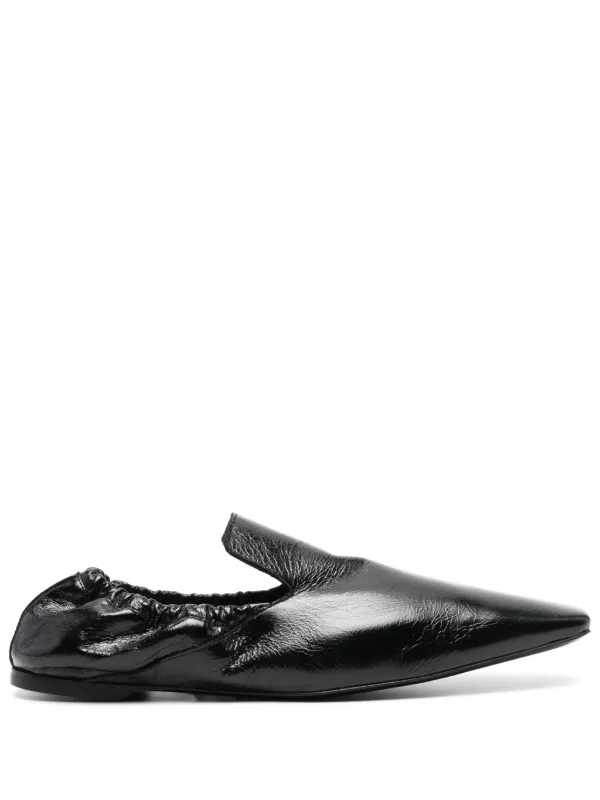 【TOTEME】ローファー ブーツ Leather riding boots black – TOTEME