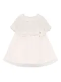 Paz Rodriguez point d'esprit tulle dress set (two-pieces) - Pink