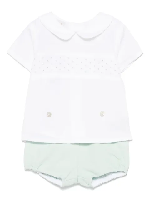 Paz Rodriguez embroidered shorts set 