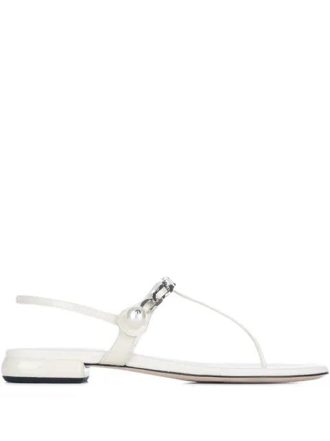 Miu Miu Sandalen mit Kettendetail