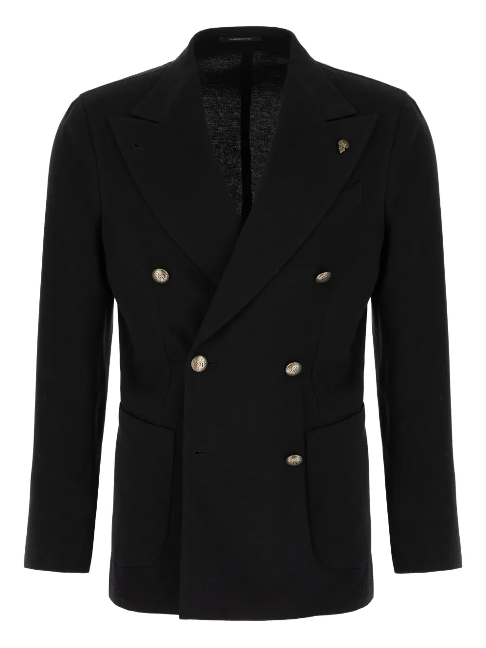 double-breasted buttoned jacket