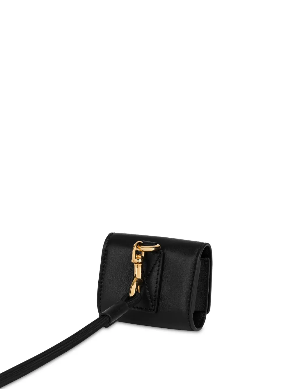 Moschino leather wallet - Zwart