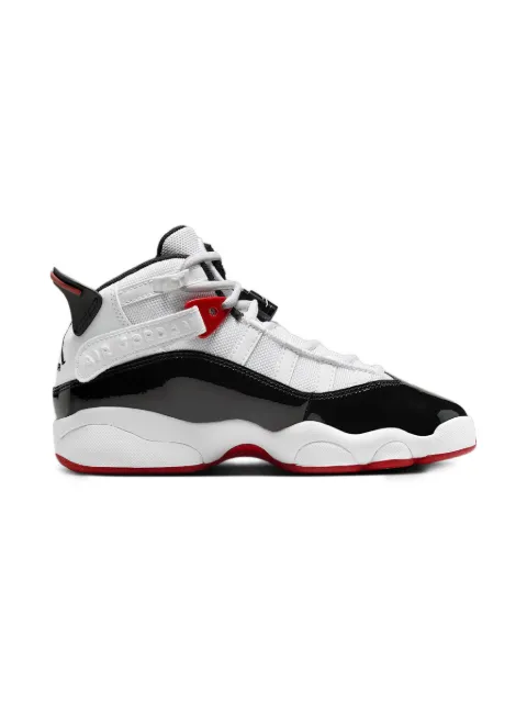 Jordan Kids Jordan 6 Rings "White Varsity Red Black"