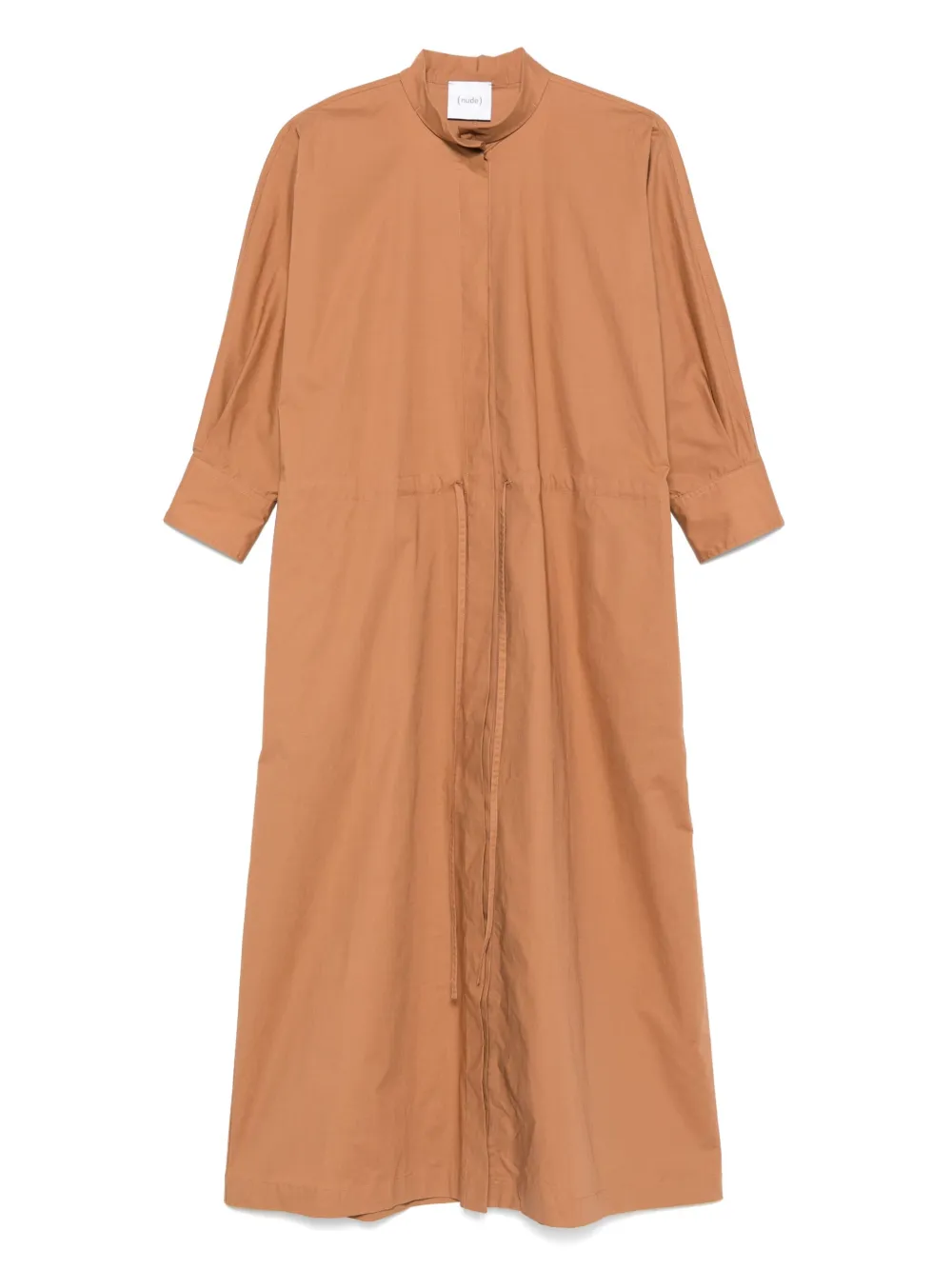 poplin maxi dress
