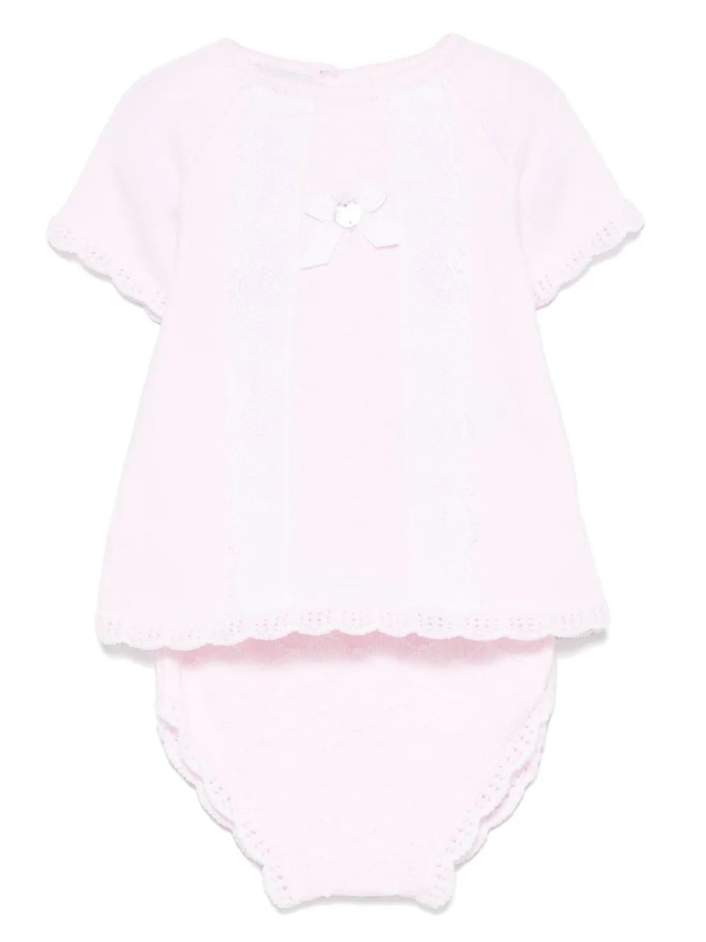 Paz Rodriguez Gestricktes Short-Set | Rosa | Image 1