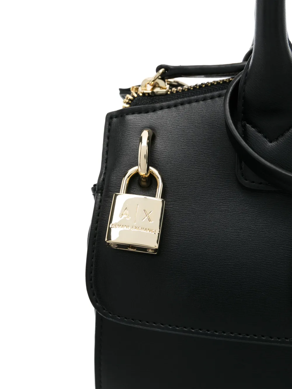 Armani Exchange Shopper met logo-reliëf Zwart