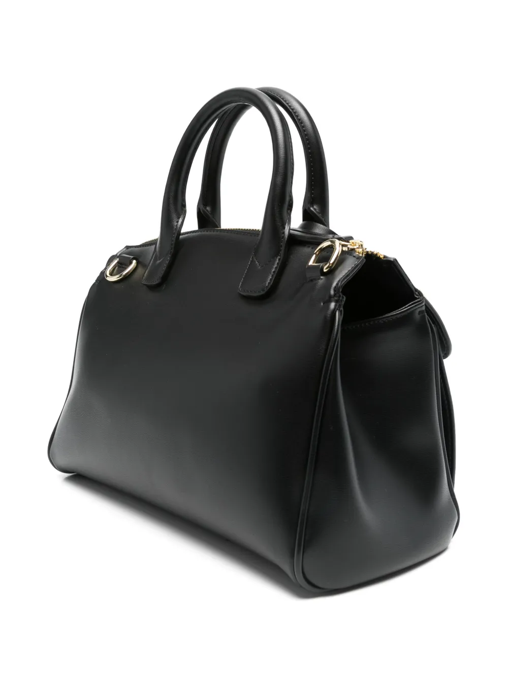 Armani Exchange Shopper met logo-reliëf Zwart