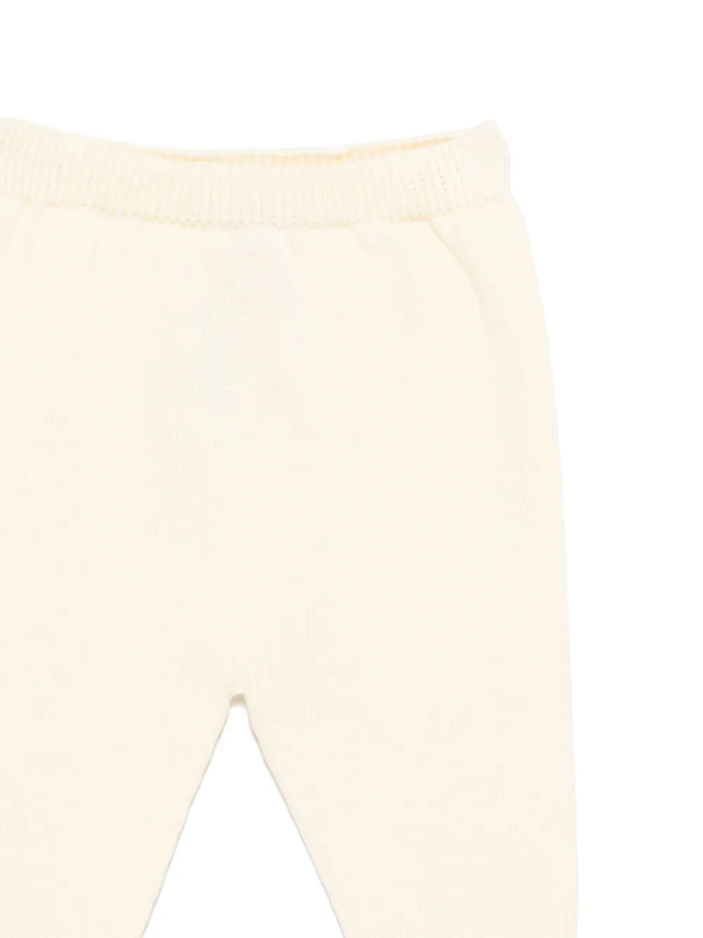 Paz Rodriguez Knitted Trousers Set In Yellow