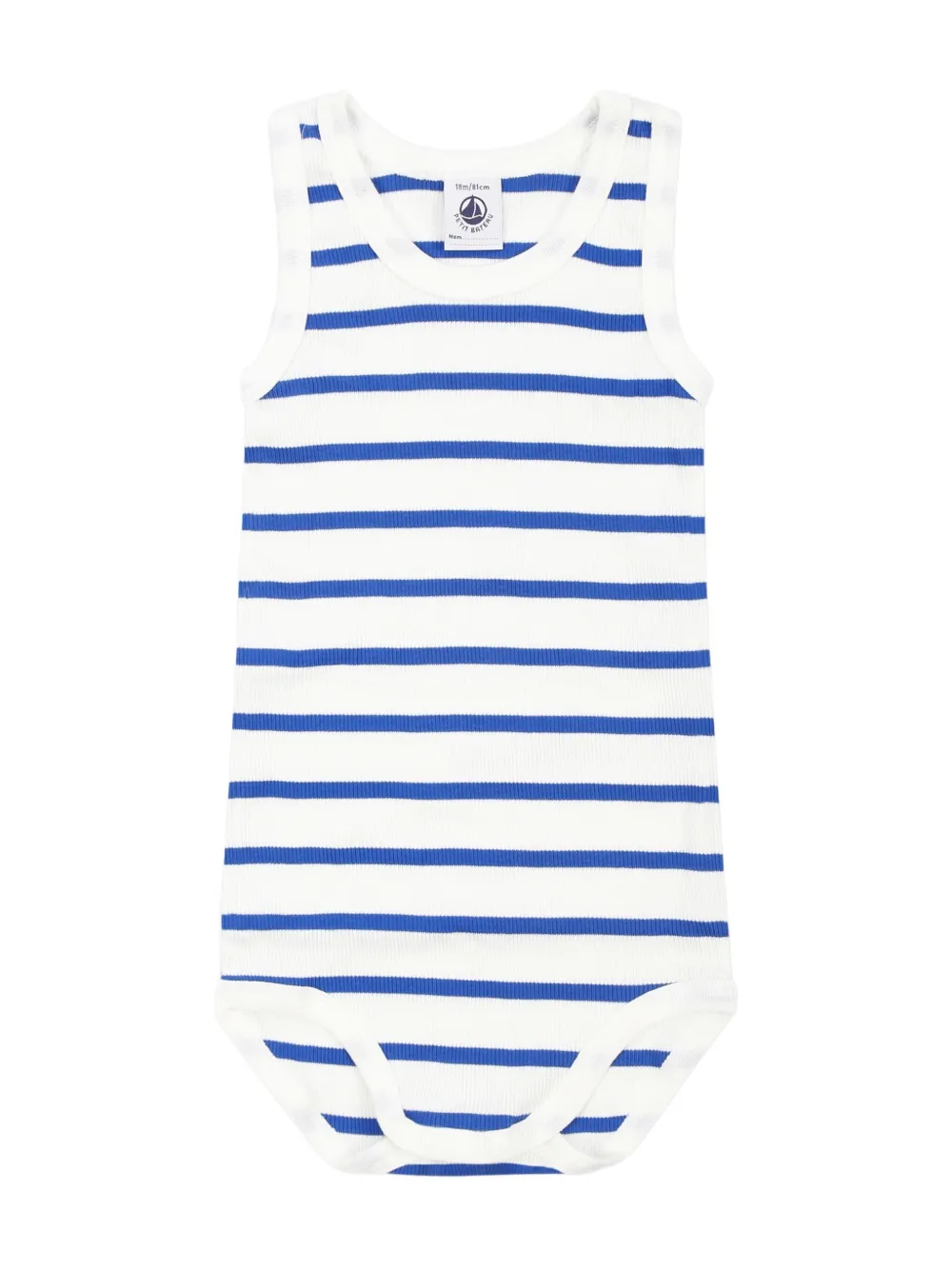 Petit Bateau Romper van biologisch katoen - Blauw