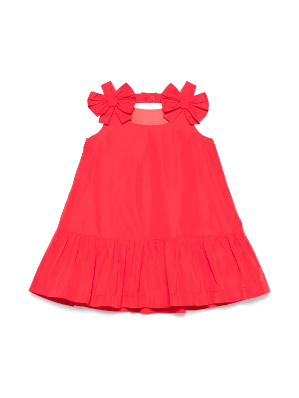 Simonetta リボンディテール ワンピース | レッド | FARFETCH JP
