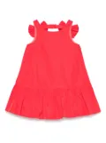 Simonetta bow-detail dress - Red