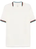 Paul Smith cotton Signature Stripe shirt - White