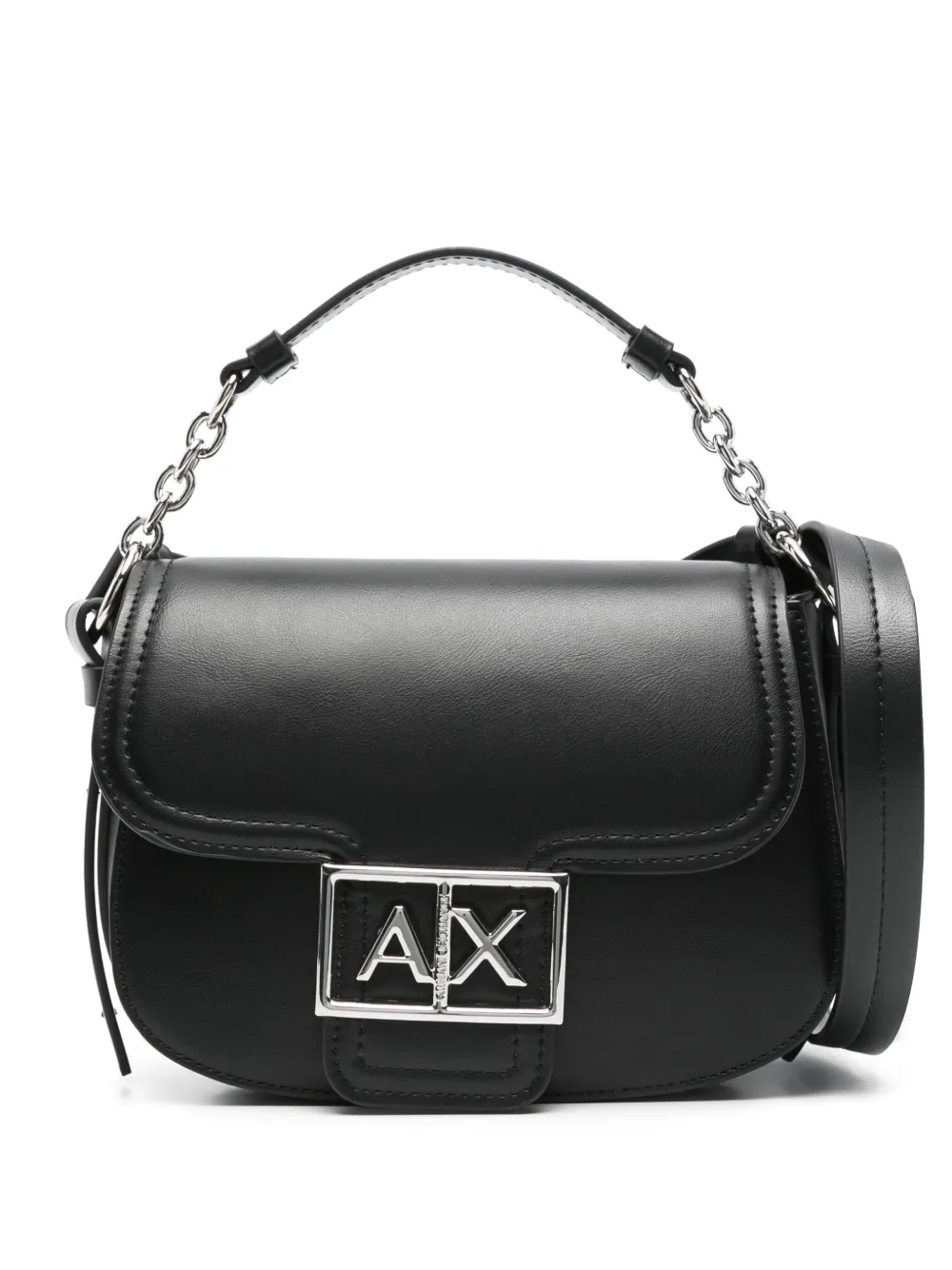 Armani Exchange Crossbodytas met logoplakkaat Zwart