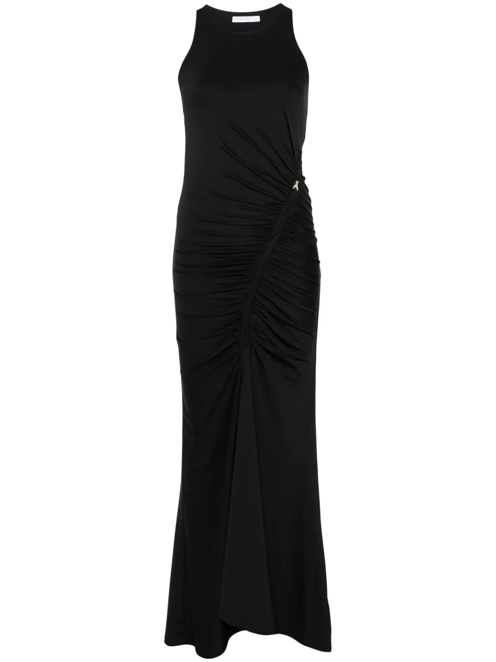 Patrizia Pepe Maxi-jurk met ruches Zwart