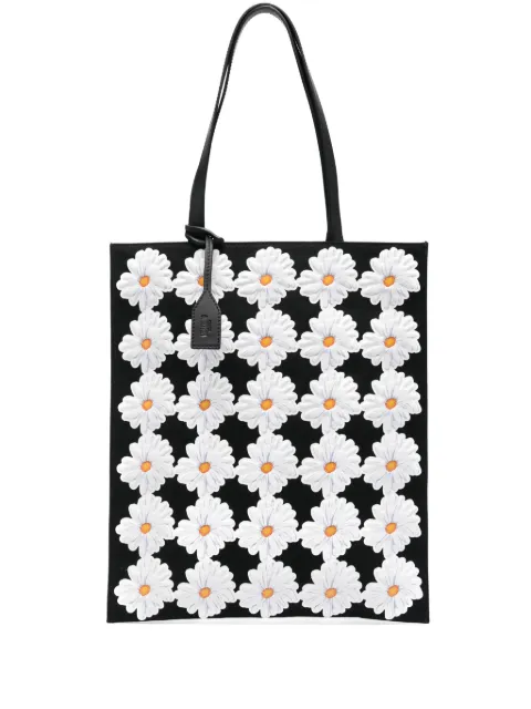 Moschino floral-appliqué tote bag MC4142PP1MOG1100A - 0