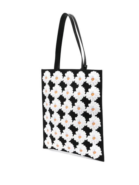Moschino floral-appliqué tote bag MC4142PP1MOG1100A - 2