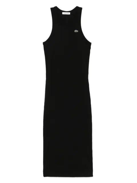 Lacoste sleeveless organic cotton midi dress