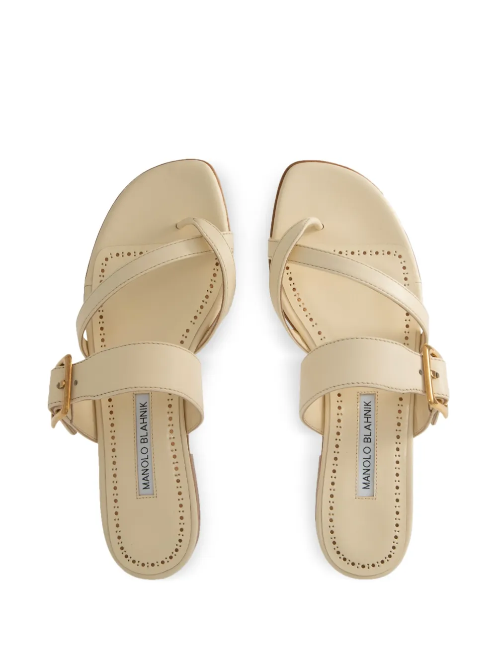 Manolo Blahnik Thalusa sandals Neutrals