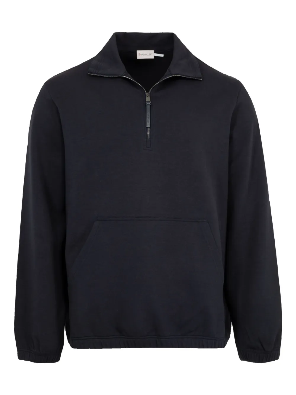 Moncler sweat à col zippé | bleu | Image 1