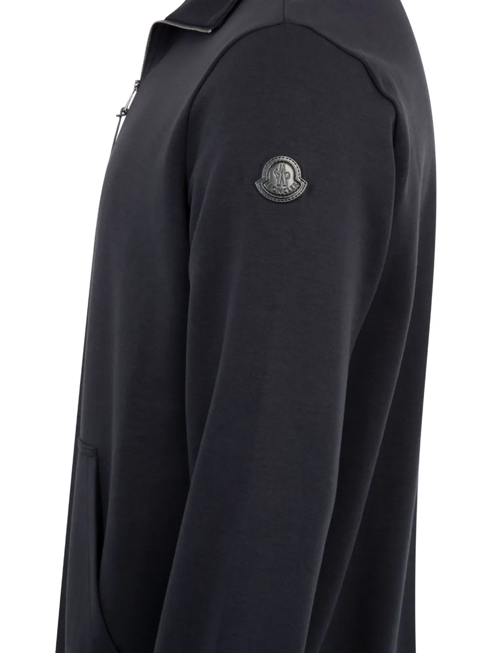 Moncler Sweater met halve rits Blauw