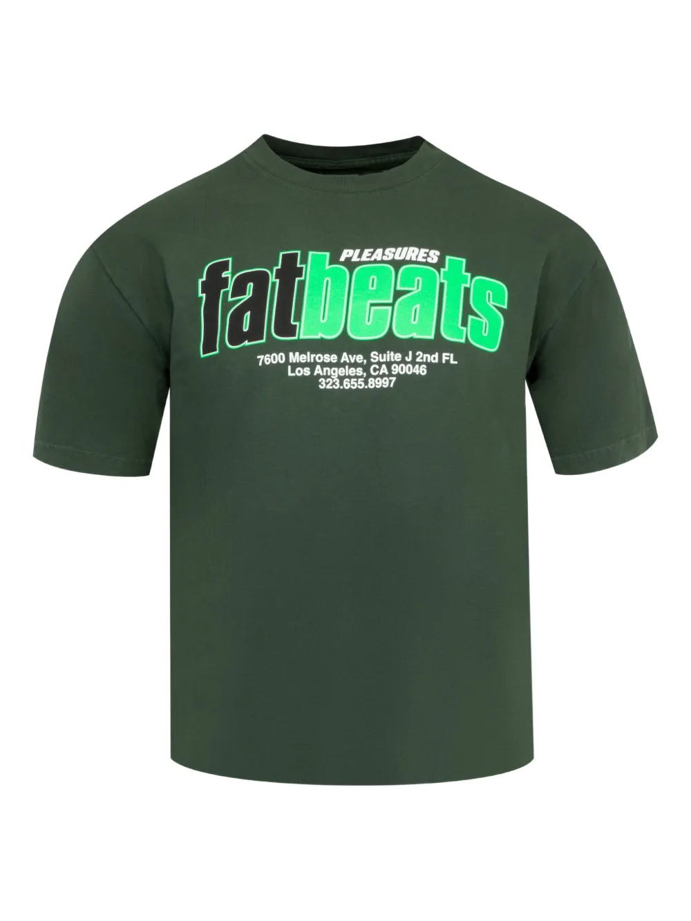 Pleasures Melrose graphic-print T-shirt | Green | Image 1