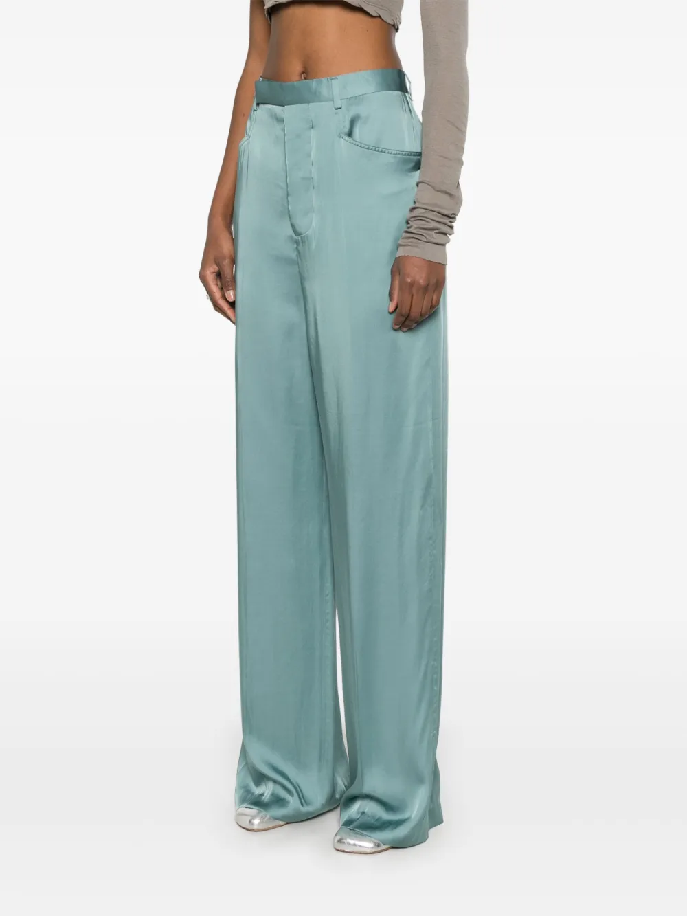 Rick Owens Mastodon broek Groen