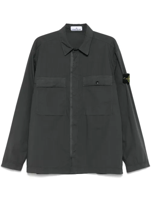 Surchemise à patch Compass - Stone Island - Modalova