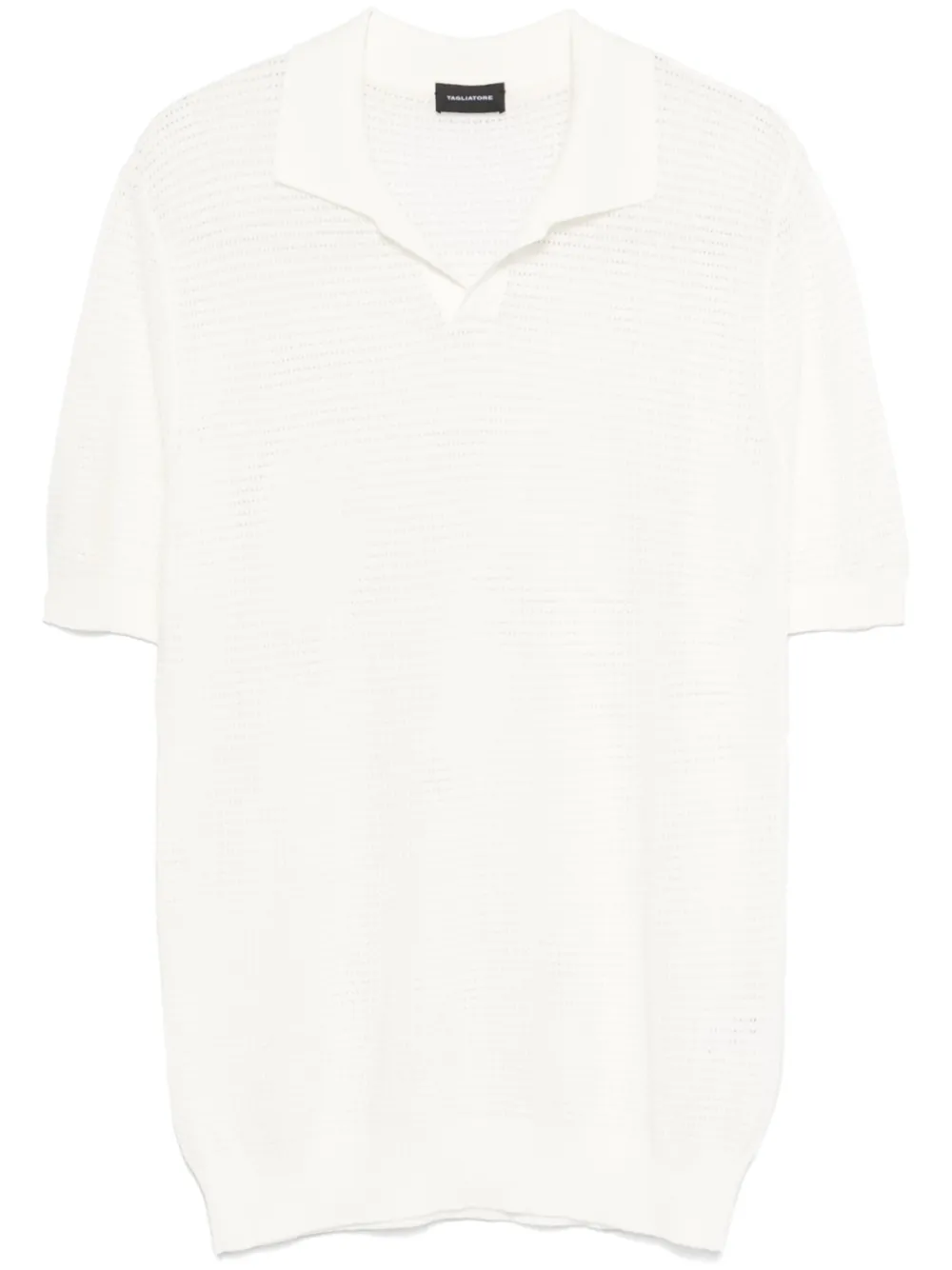 Tagliatore Gebreid T-shirt Wit
