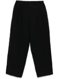 STEIN poplin wide trousers - Black